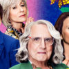 Four protagonists of the show Transparent, wearing bright colors and looking in different directions.